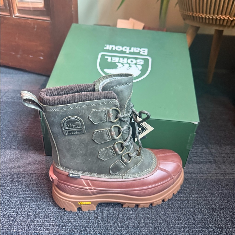 Sorel x Barbour caribou horizon GTX boots